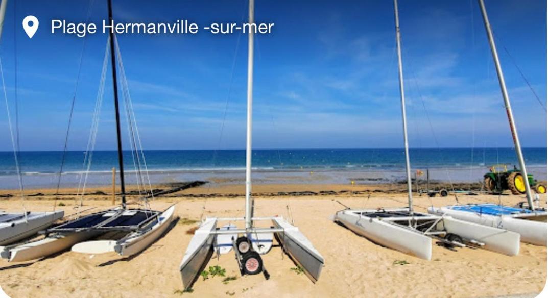 A Casa Mia Plage Hermanville-sur-Mer Εξωτερικό φωτογραφία